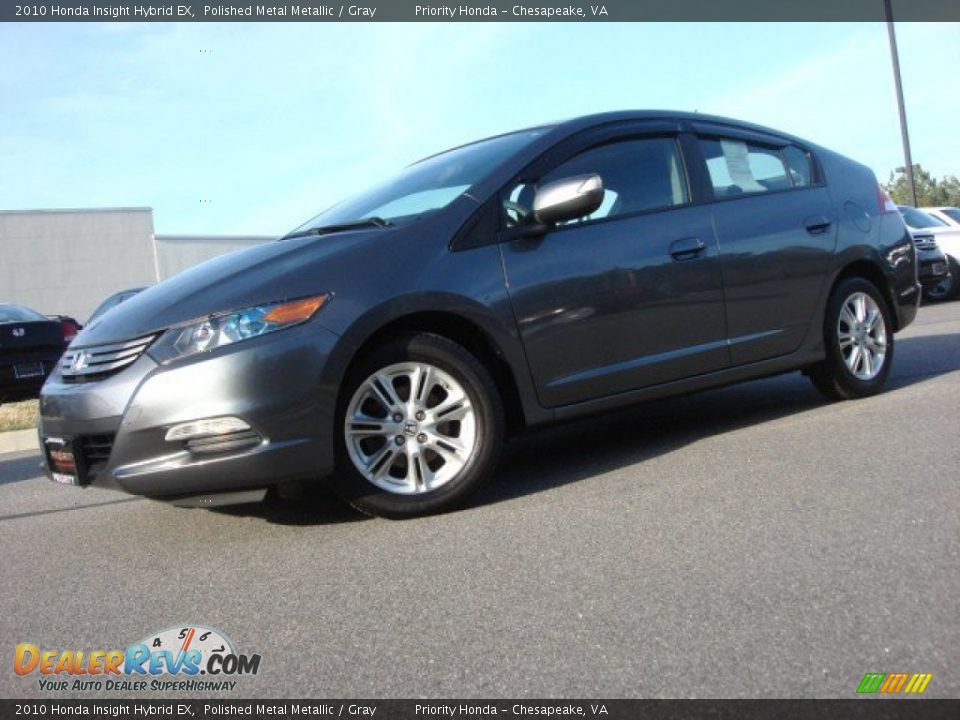 2010 Honda Insight Hybrid EX Polished Metal Metallic / Gray Photo #2