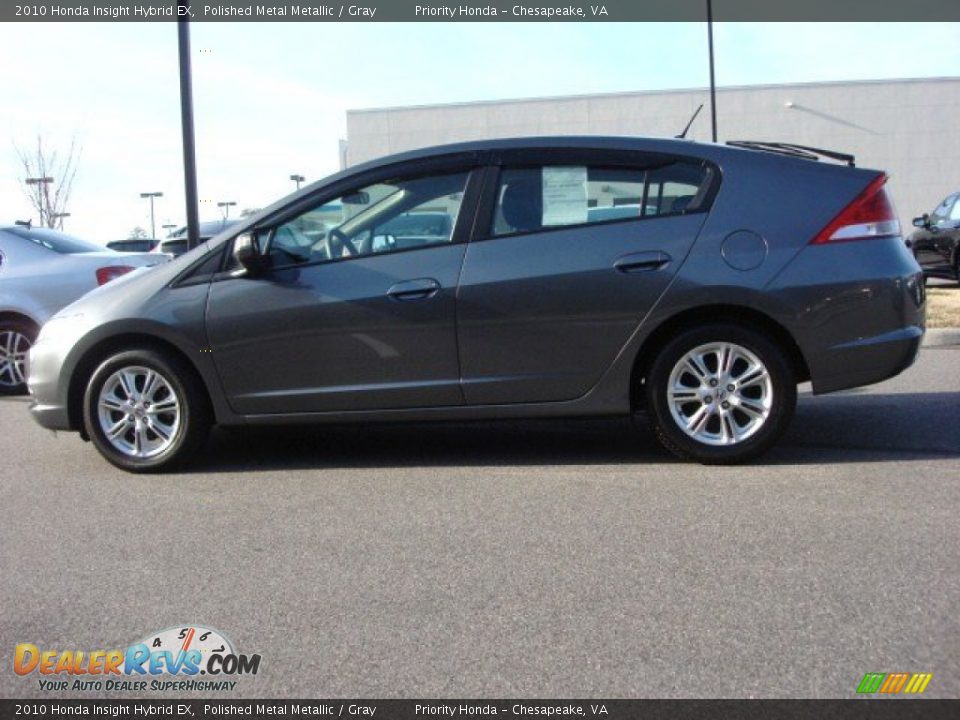 2010 Honda Insight Hybrid EX Polished Metal Metallic / Gray Photo #3