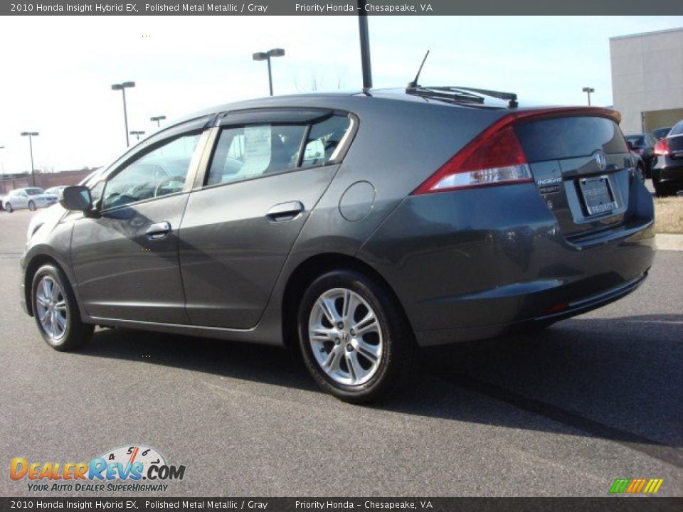 2010 Honda Insight Hybrid EX Polished Metal Metallic / Gray Photo #4