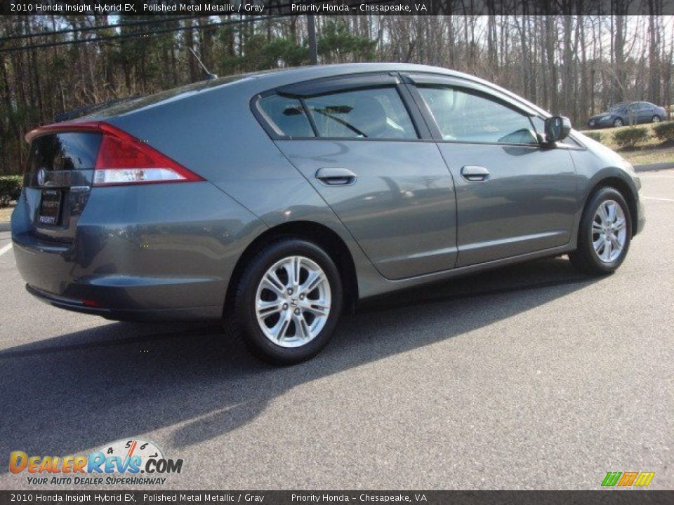 2010 Honda Insight Hybrid EX Polished Metal Metallic / Gray Photo #5