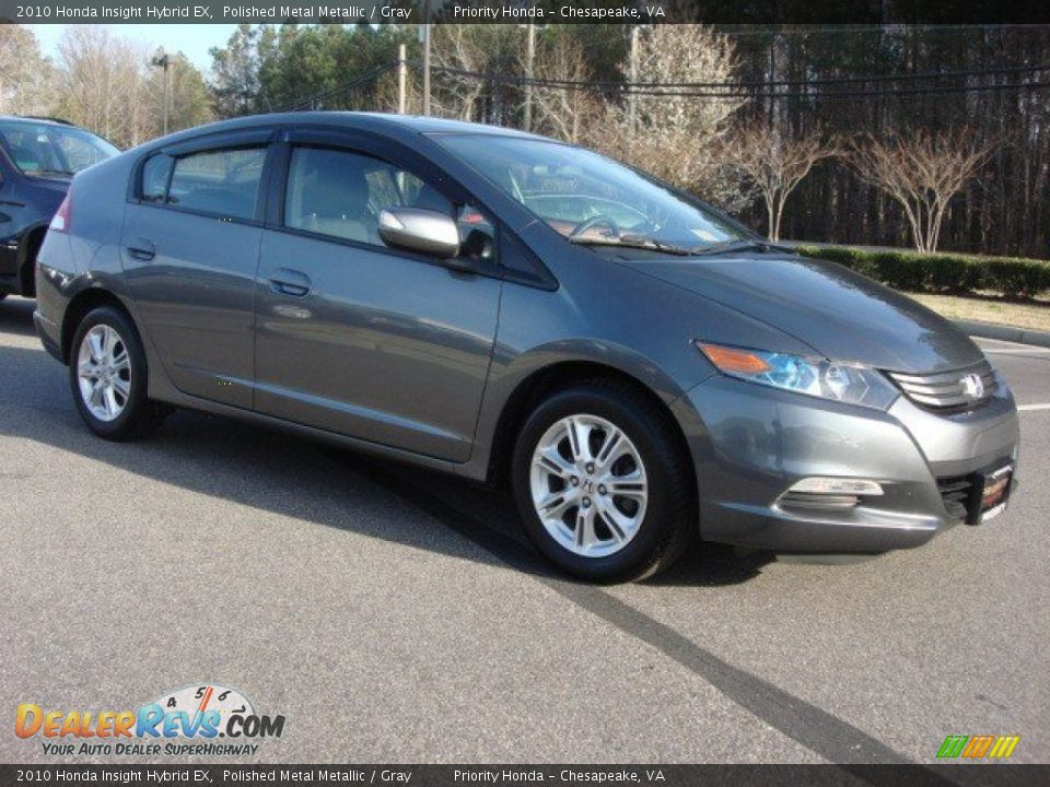 2010 Honda Insight Hybrid EX Polished Metal Metallic / Gray Photo #7