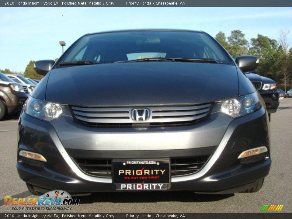 2010 Honda Insight Hybrid EX Polished Metal Metallic / Gray Photo #8