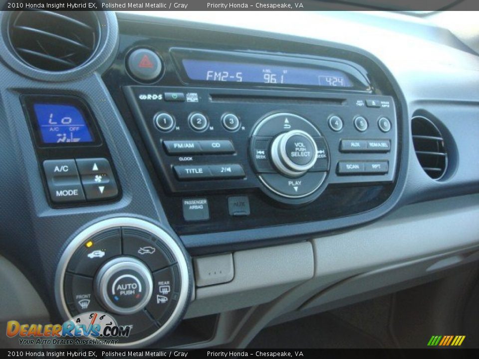 Controls of 2010 Honda Insight Hybrid EX Photo #18