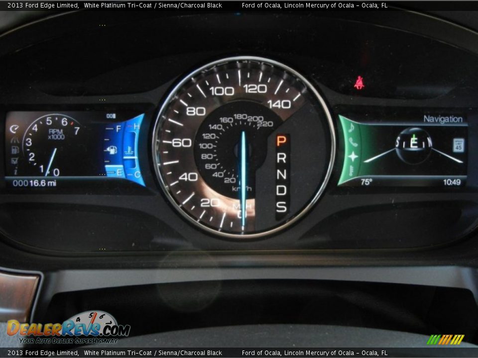 2013 Ford Edge Limited Gauges Photo #9