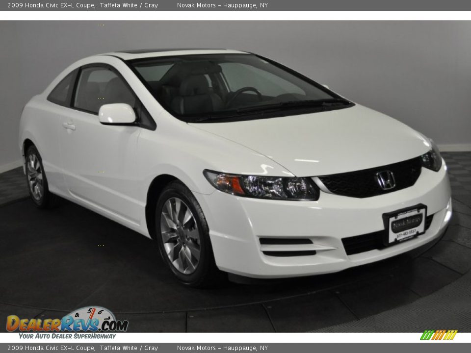 2009 White honda civic coupe #5