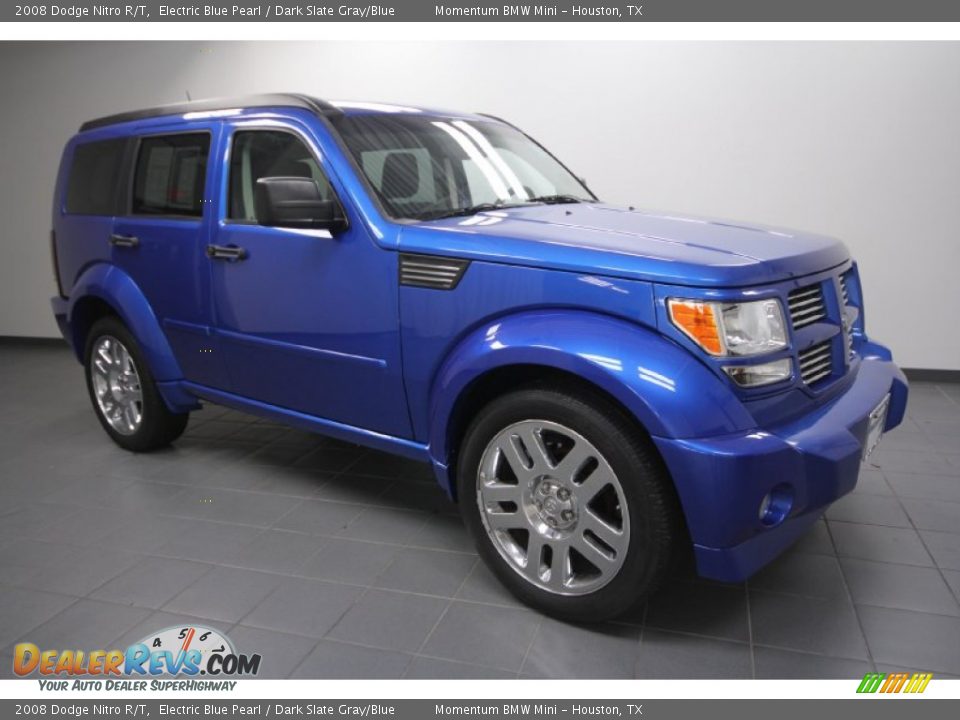 2008 Dodge Nitro R/T Electric Blue Pearl / Dark Slate Gray/Blue Photo #1