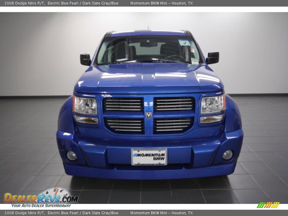 2008 Dodge Nitro R/T Electric Blue Pearl / Dark Slate Gray/Blue Photo #6