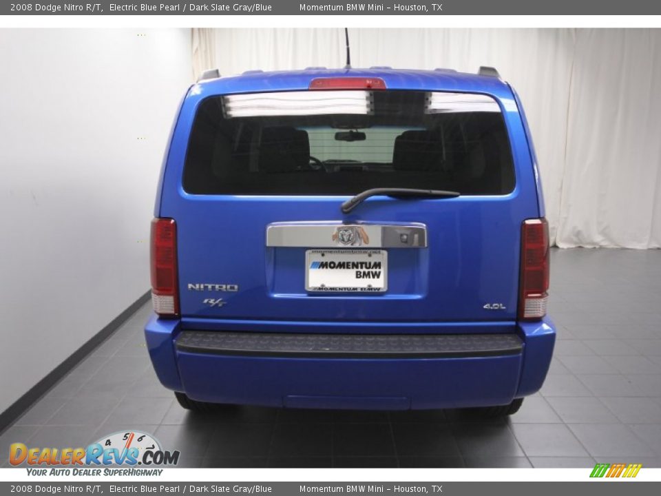 2008 Dodge Nitro R/T Electric Blue Pearl / Dark Slate Gray/Blue Photo #14