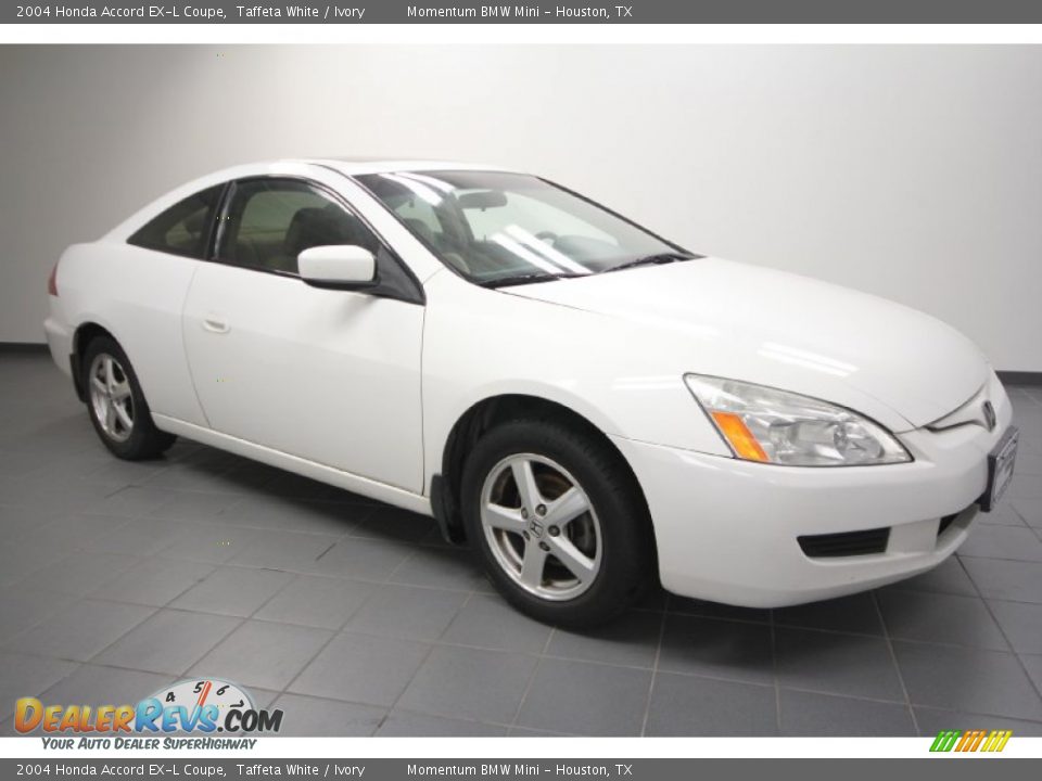 2004 Honda Accord EX-L Coupe Taffeta White / Ivory Photo #1