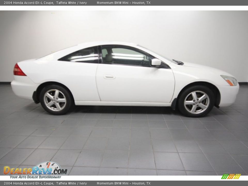 2004 Honda Accord EX-L Coupe Taffeta White / Ivory Photo #7