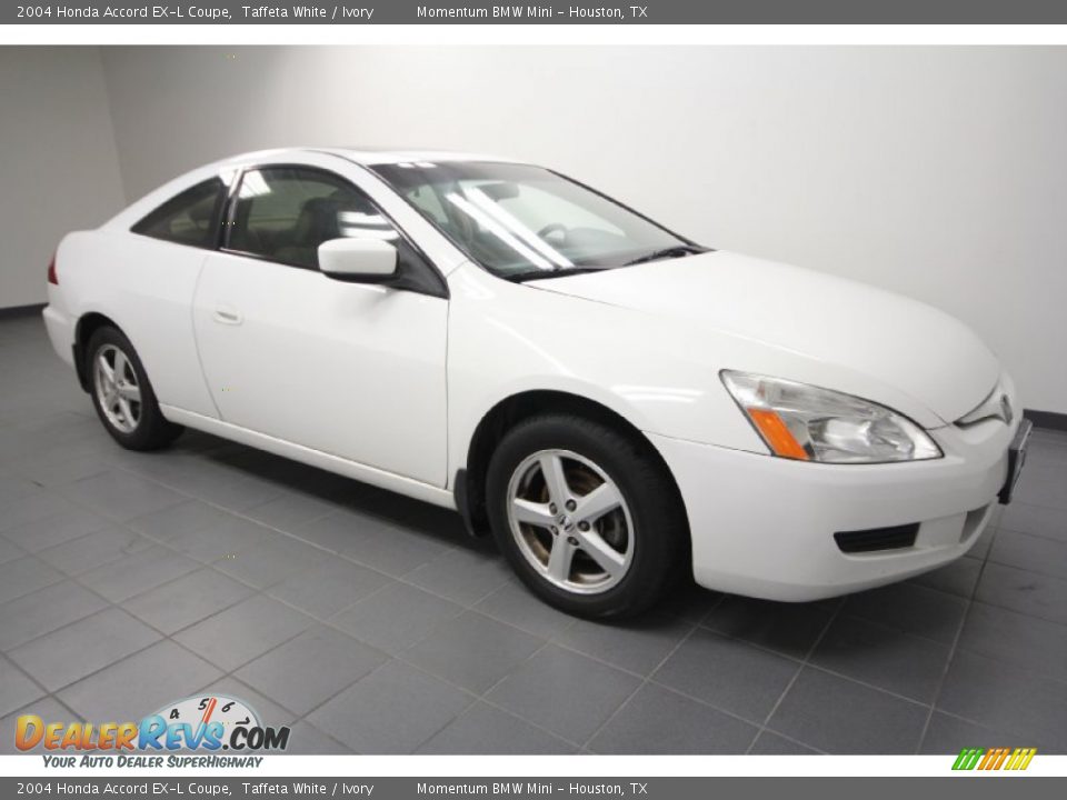 2004 Honda Accord EX-L Coupe Taffeta White / Ivory Photo #8