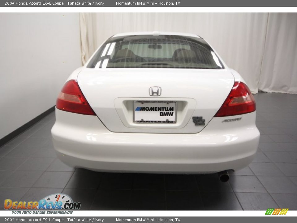 2004 Honda Accord EX-L Coupe Taffeta White / Ivory Photo #13