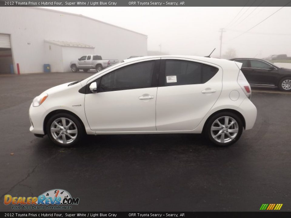 Super White 2012 Toyota Prius c Hybrid Four Photo #4