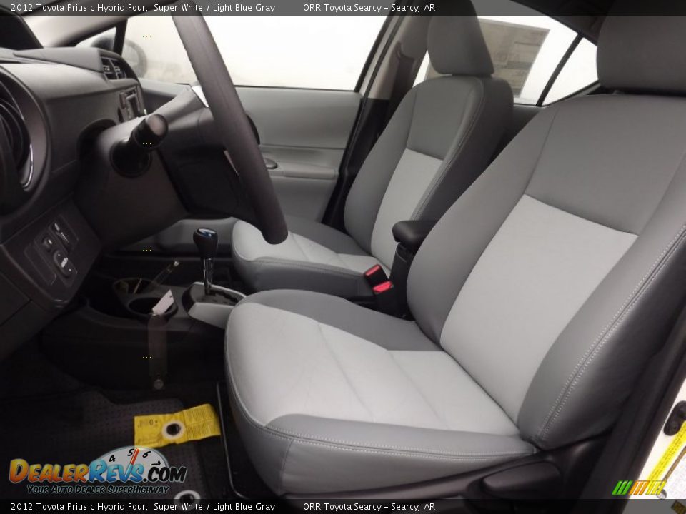 Front Seat of 2012 Toyota Prius c Hybrid Four Photo #13