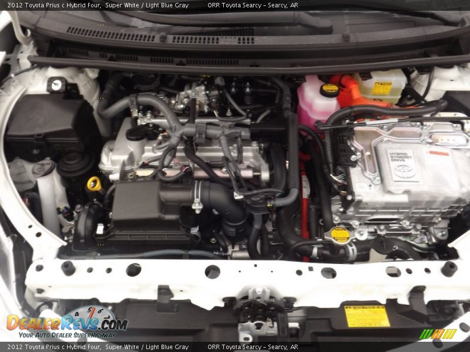 2012 Toyota Prius c Hybrid Four 1.5 Liter DOHC 16-Valve VVT-i 4 Cylinder Gasoline/Electric Hybrid Engine Photo #18