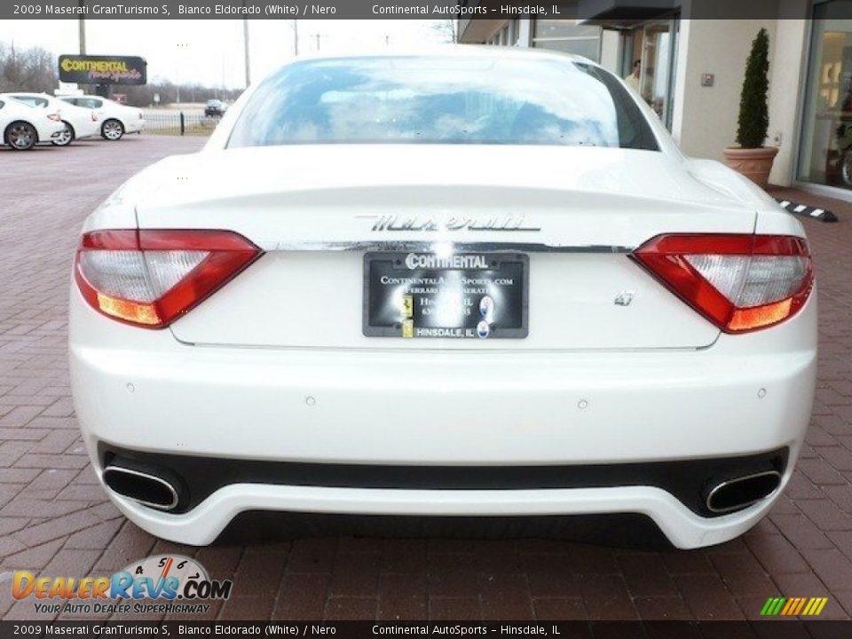 2009 Maserati GranTurismo S Bianco Eldorado (White) / Nero Photo #9