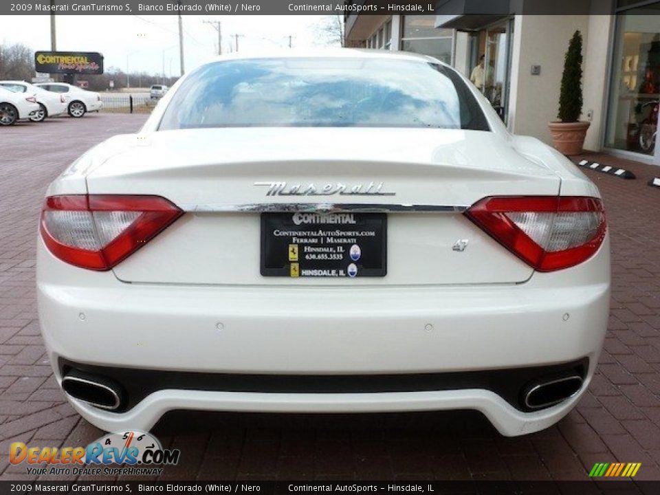 2009 Maserati GranTurismo S Bianco Eldorado (White) / Nero Photo #10