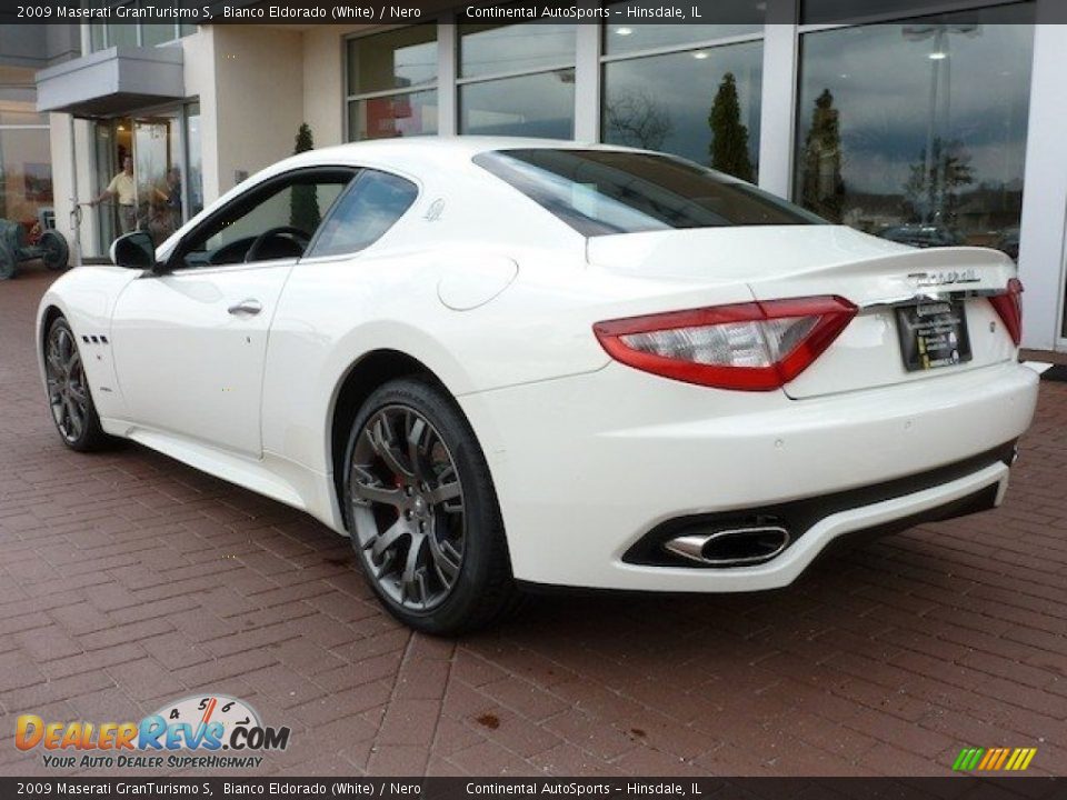 2009 Maserati GranTurismo S Bianco Eldorado (White) / Nero Photo #11