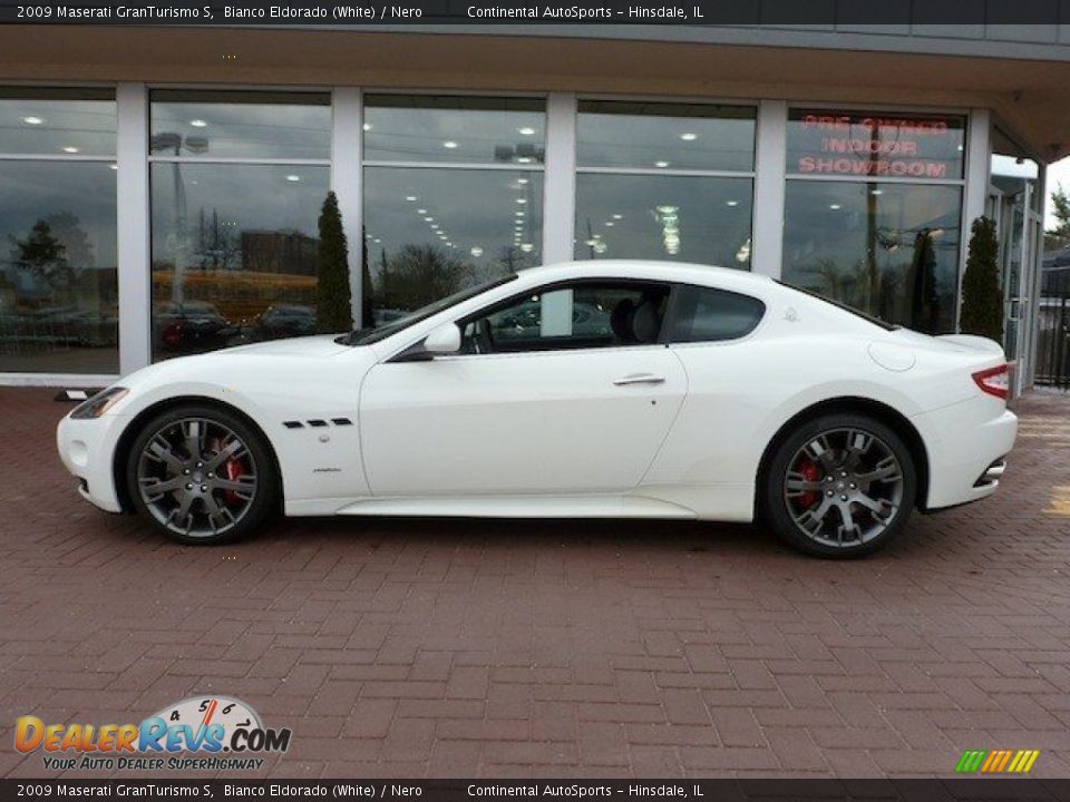 2009 Maserati GranTurismo S Bianco Eldorado (White) / Nero Photo #12