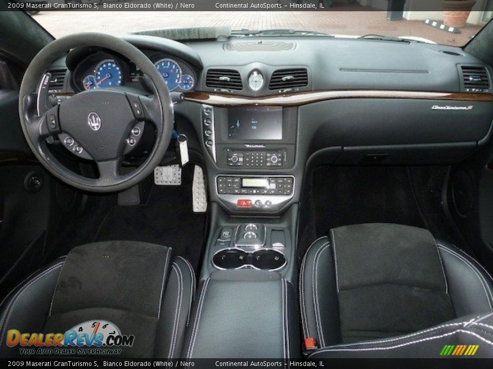 2009 Maserati GranTurismo S Bianco Eldorado (White) / Nero Photo #23