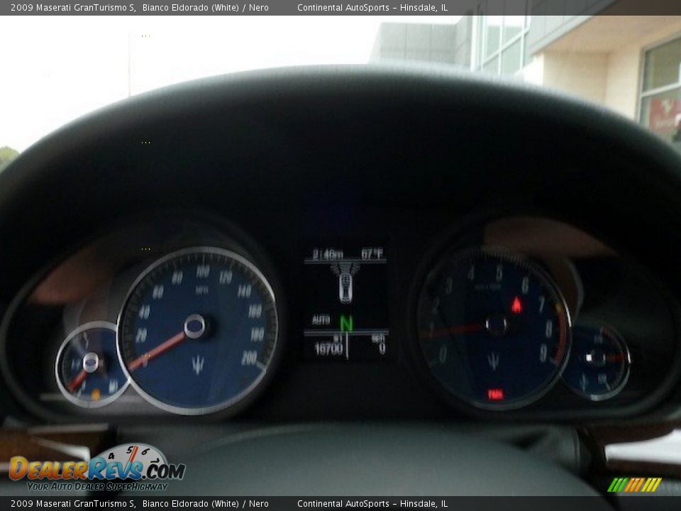 2009 Maserati GranTurismo S Bianco Eldorado (White) / Nero Photo #28