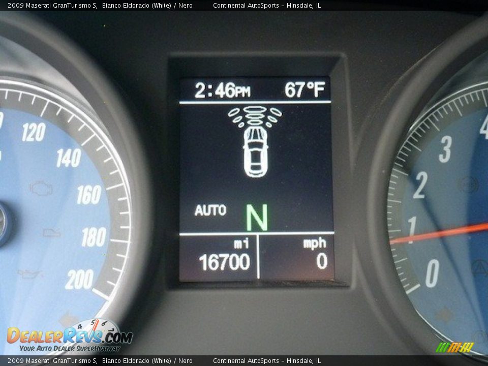 2009 Maserati GranTurismo S Bianco Eldorado (White) / Nero Photo #30