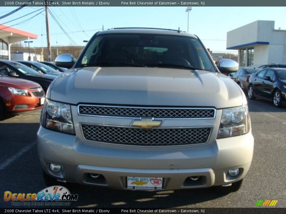 2008 Chevrolet Tahoe LTZ 4x4 Silver Birch Metallic / Ebony Photo #2