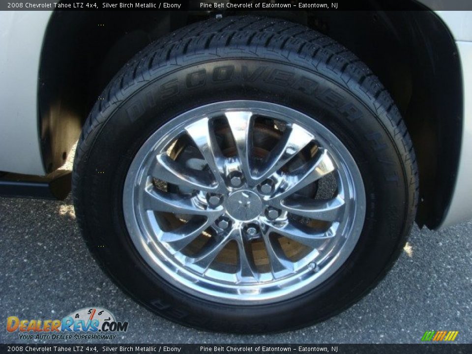 2008 Chevrolet Tahoe LTZ 4x4 Silver Birch Metallic / Ebony Photo #3