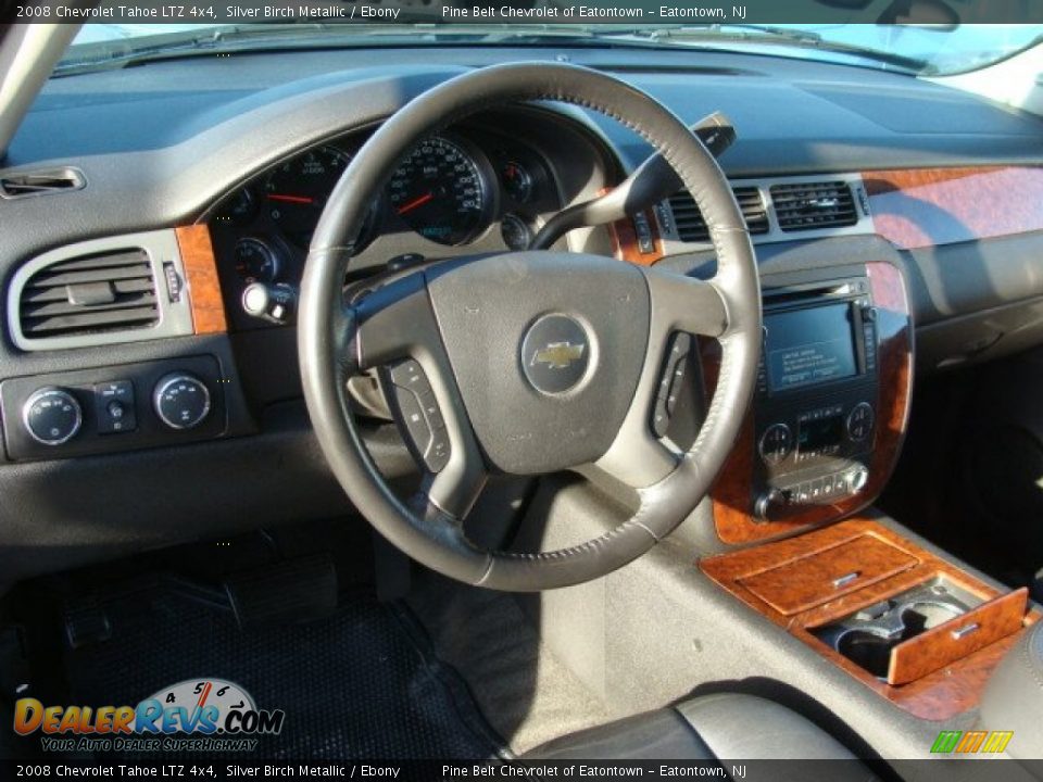 2008 Chevrolet Tahoe LTZ 4x4 Silver Birch Metallic / Ebony Photo #9