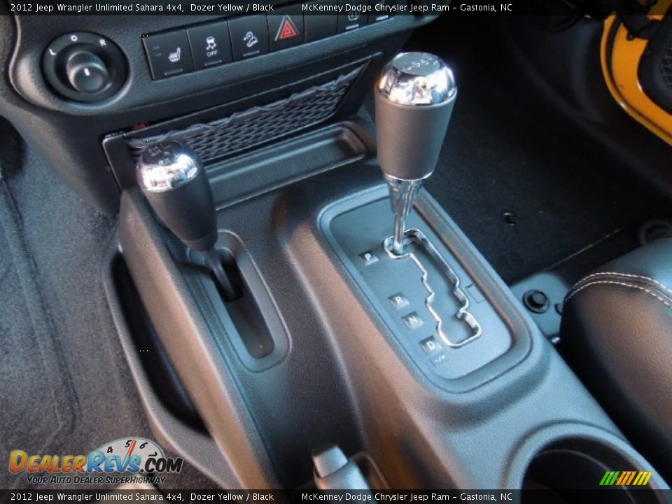 2012 Jeep Wrangler Unlimited Sahara 4x4 Dozer Yellow / Black Photo #10