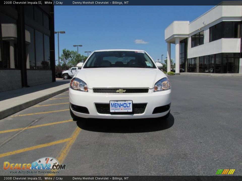 2008 Chevrolet Impala SS White / Gray Photo #2