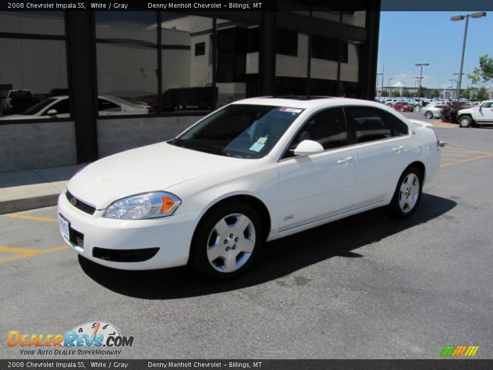 2008 Chevrolet Impala SS White / Gray Photo #3