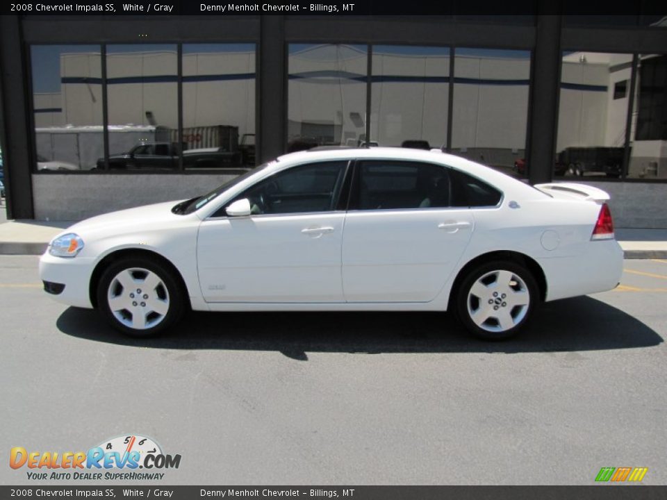 2008 Chevrolet Impala SS White / Gray Photo #4