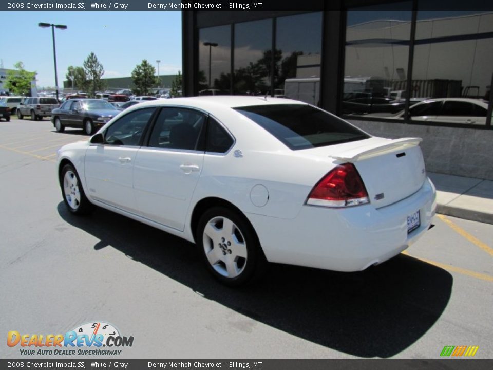 2008 Chevrolet Impala SS White / Gray Photo #5