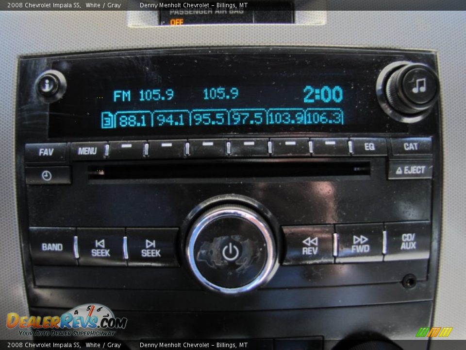 Audio System of 2008 Chevrolet Impala SS Photo #18