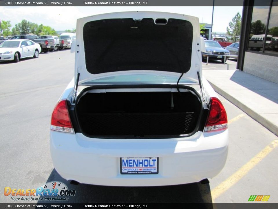 2008 Chevrolet Impala SS White / Gray Photo #30