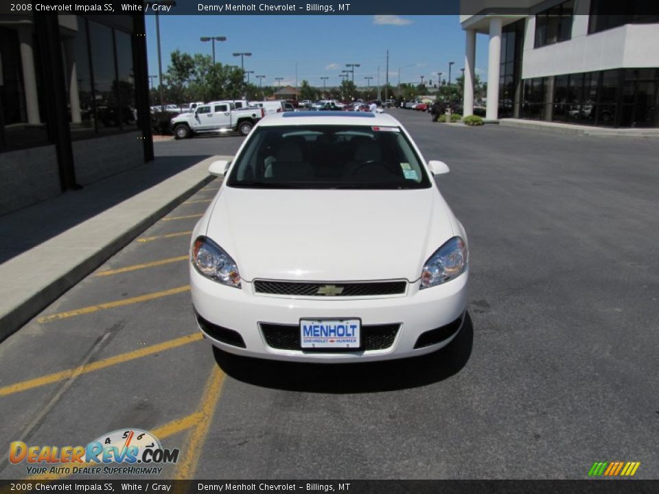 2008 Chevrolet Impala SS White / Gray Photo #31