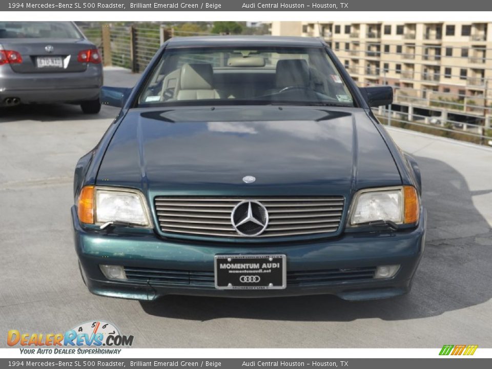 1994 Mercedes-Benz SL 500 Roadster Brilliant Emerald Green / Beige Photo #2