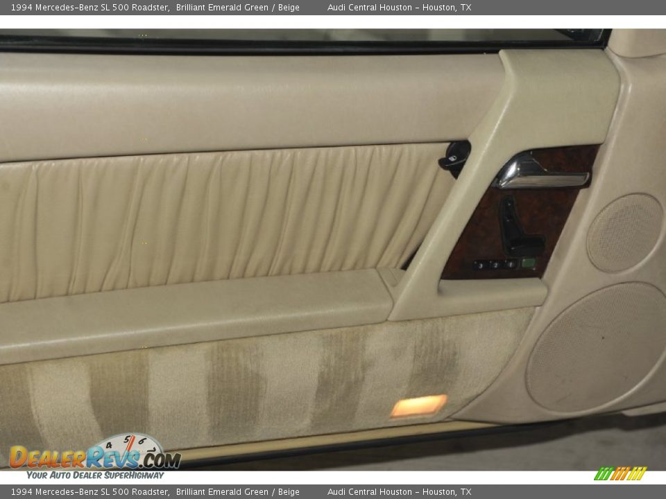 1994 Mercedes-Benz SL 500 Roadster Brilliant Emerald Green / Beige Photo #11