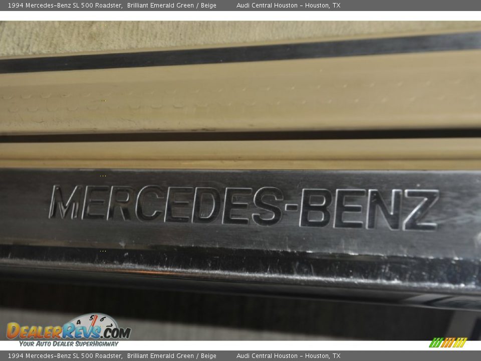 1994 Mercedes-Benz SL 500 Roadster Brilliant Emerald Green / Beige Photo #13