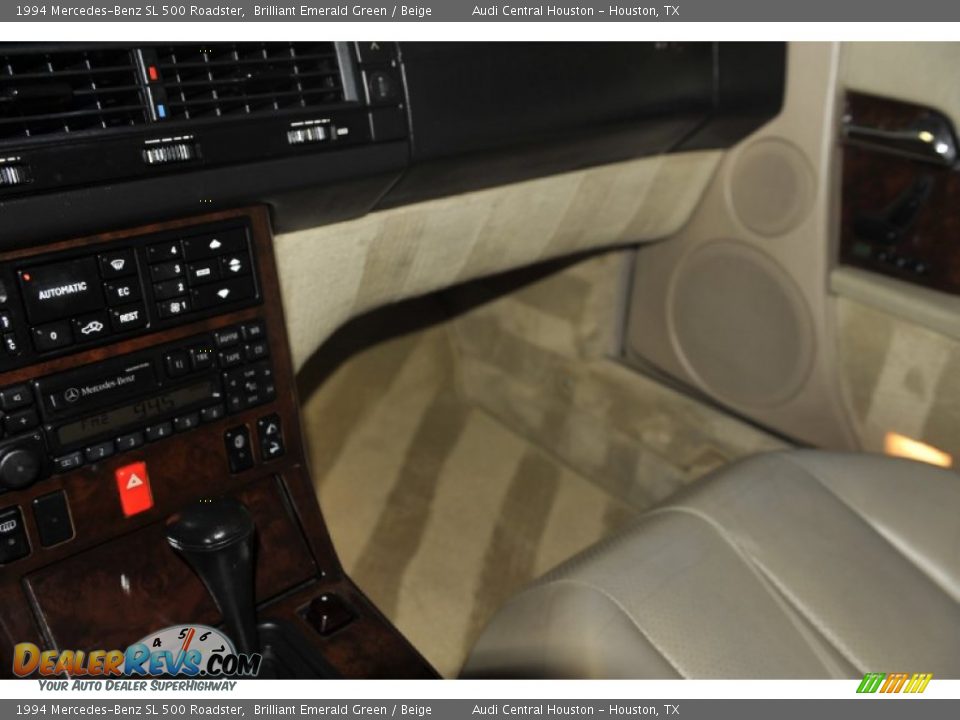 1994 Mercedes-Benz SL 500 Roadster Brilliant Emerald Green / Beige Photo #18
