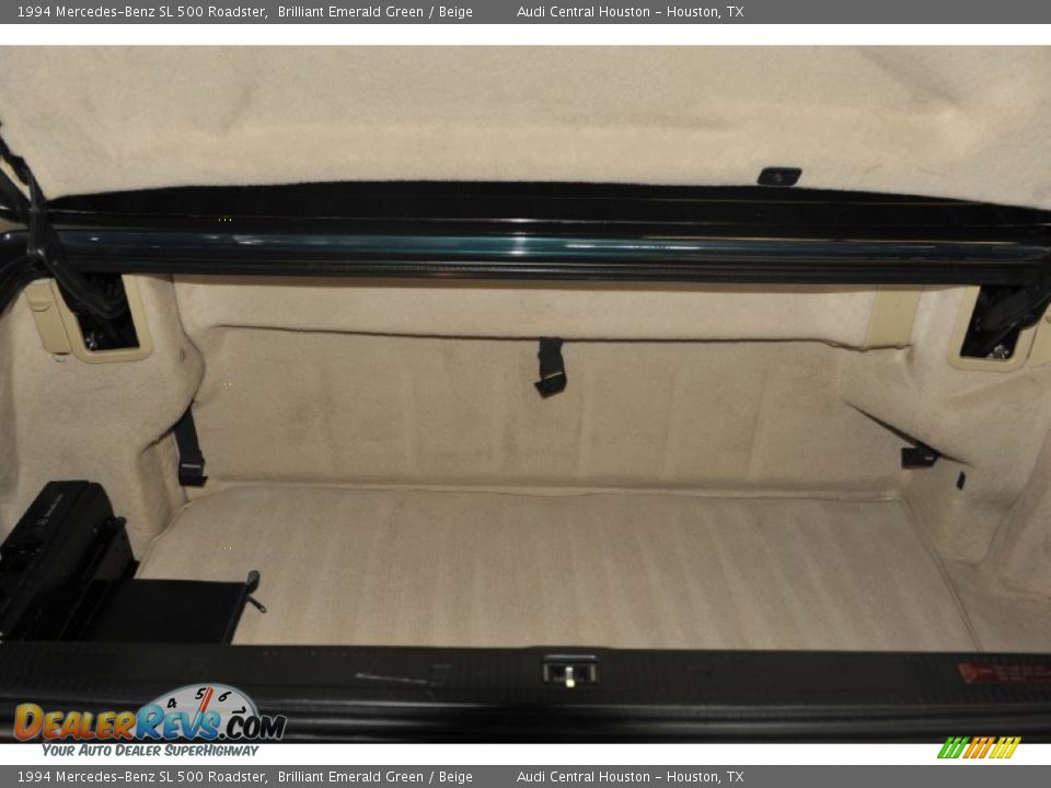 1994 Mercedes-Benz SL 500 Roadster Brilliant Emerald Green / Beige Photo #27