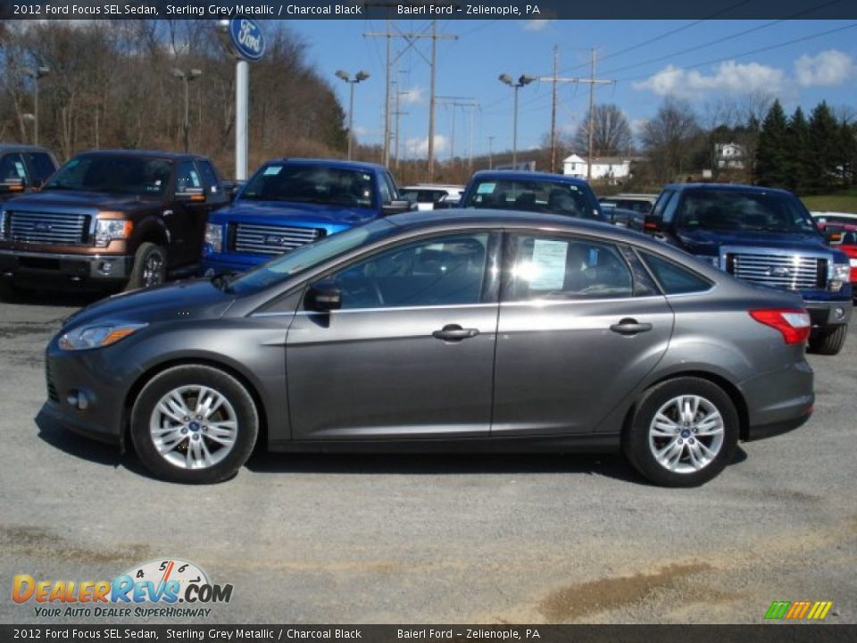 Sterling Grey Metallic 2012 Ford Focus SEL Sedan Photo #5