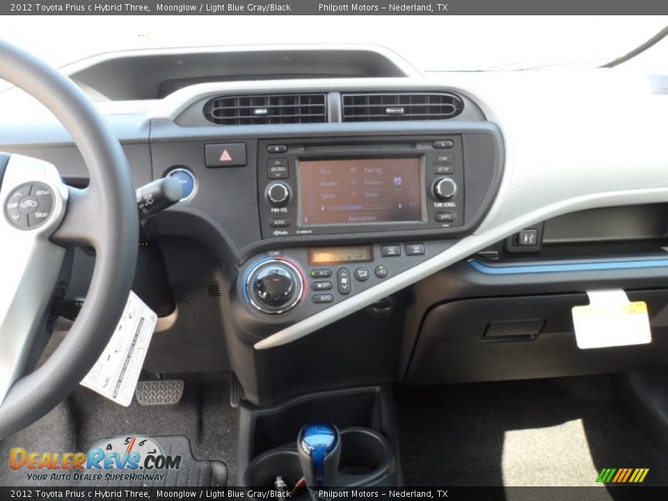 Controls of 2012 Toyota Prius c Hybrid Three Photo #27