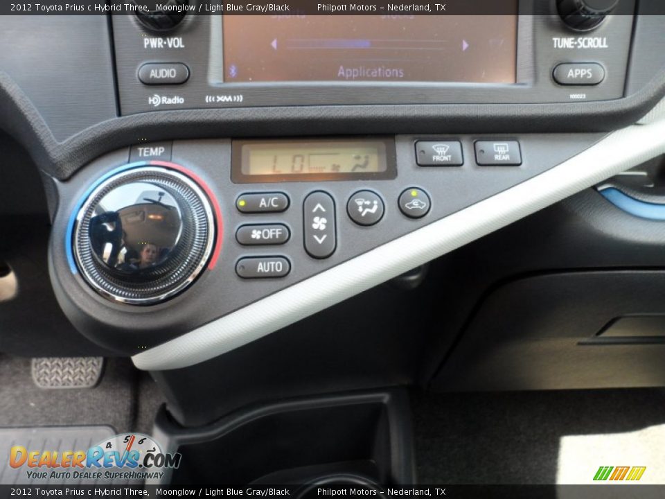 Controls of 2012 Toyota Prius c Hybrid Three Photo #29