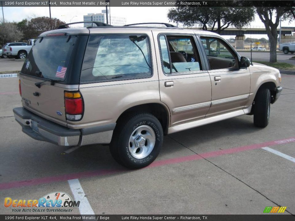 1996 Ford Explorer XLT 4x4 Mocha Frost Metallic / Beige Photo #6