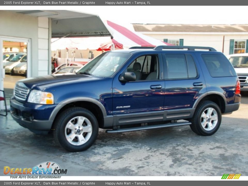 2005 Ford Explorer XLT Dark Blue Pearl Metallic / Graphite Photo #1