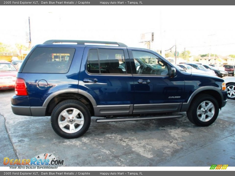 2005 Ford Explorer XLT Dark Blue Pearl Metallic / Graphite Photo #3