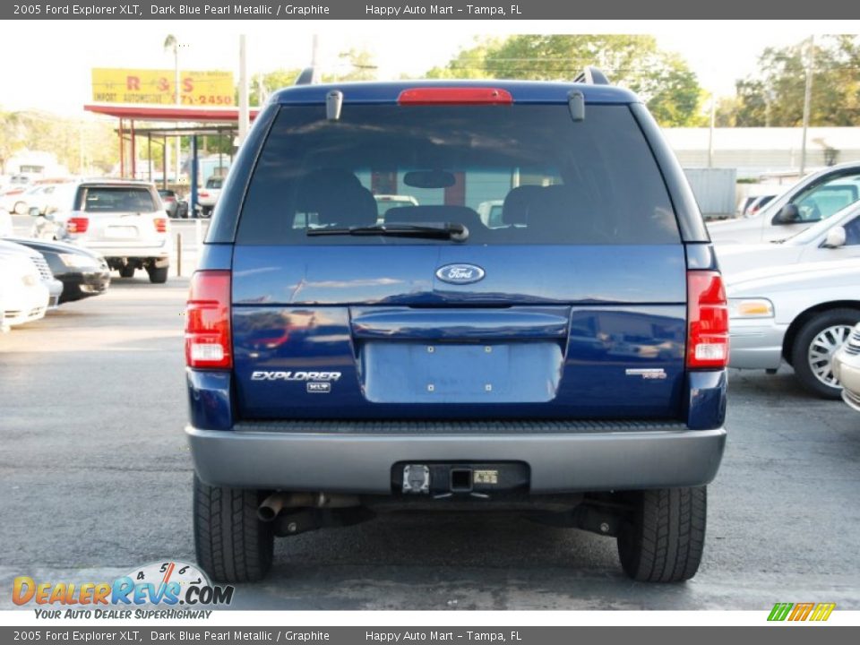 2005 Ford Explorer XLT Dark Blue Pearl Metallic / Graphite Photo #10