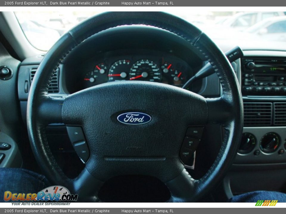 2005 Ford Explorer XLT Dark Blue Pearl Metallic / Graphite Photo #13